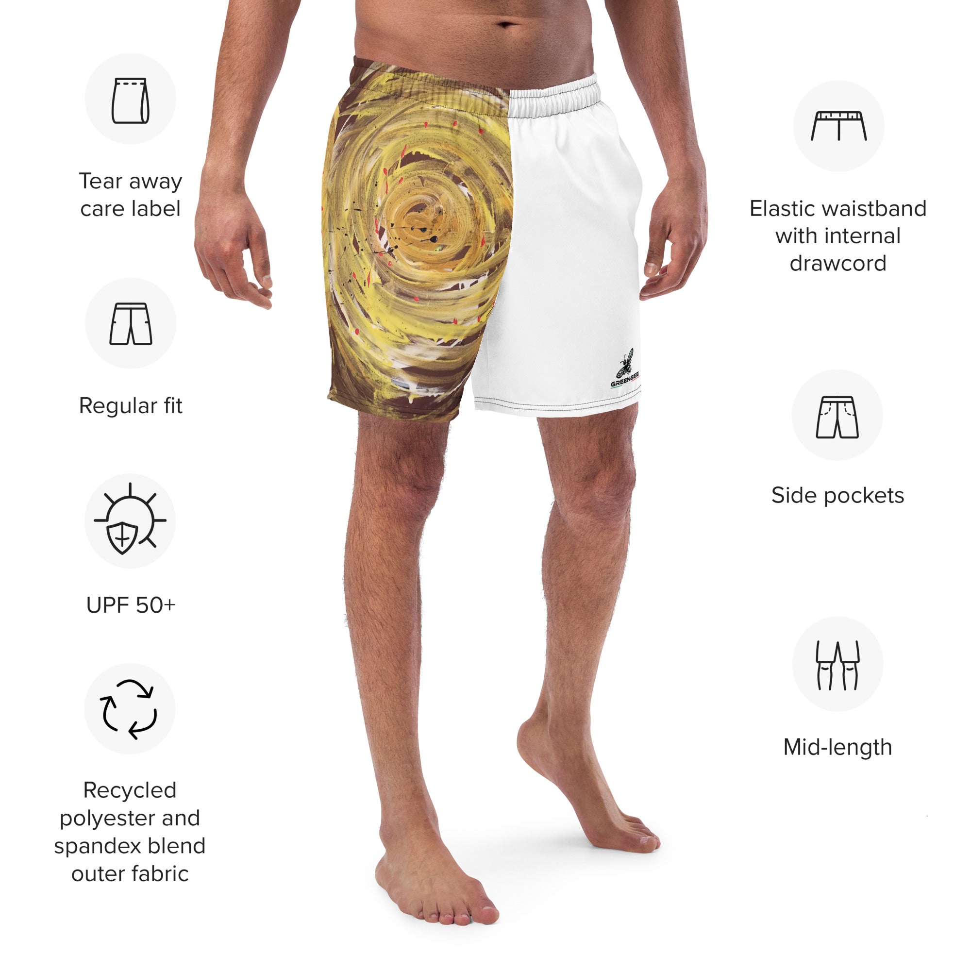 Swim Trunks - EQUILIBRIUM -  100% Recycled